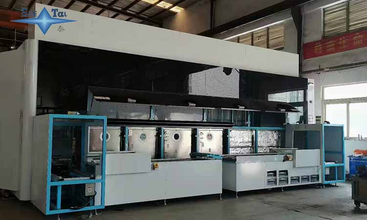 全自動(dòng)超聲零件清洗機(jī)設(shè)備帶沖洗漂干